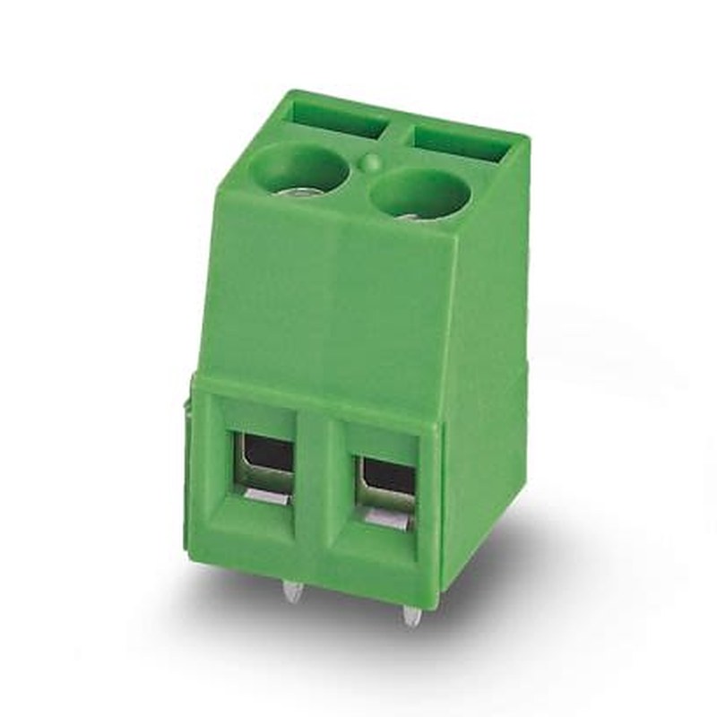 Phoenix Contact PCB Terminal Block, 2-Contact, 5.08 mm Pitch, Wave Soldering Mount, 1 Row