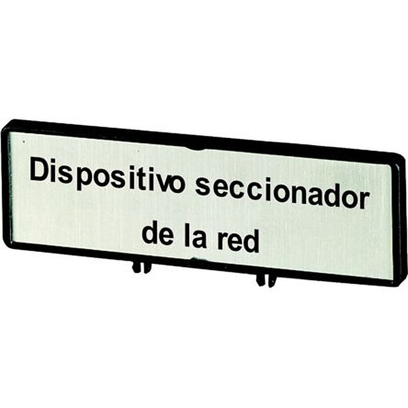 Eaton Label for Use with T5B, P3, T5, Pre-printed "Supply Disconnecting Device
