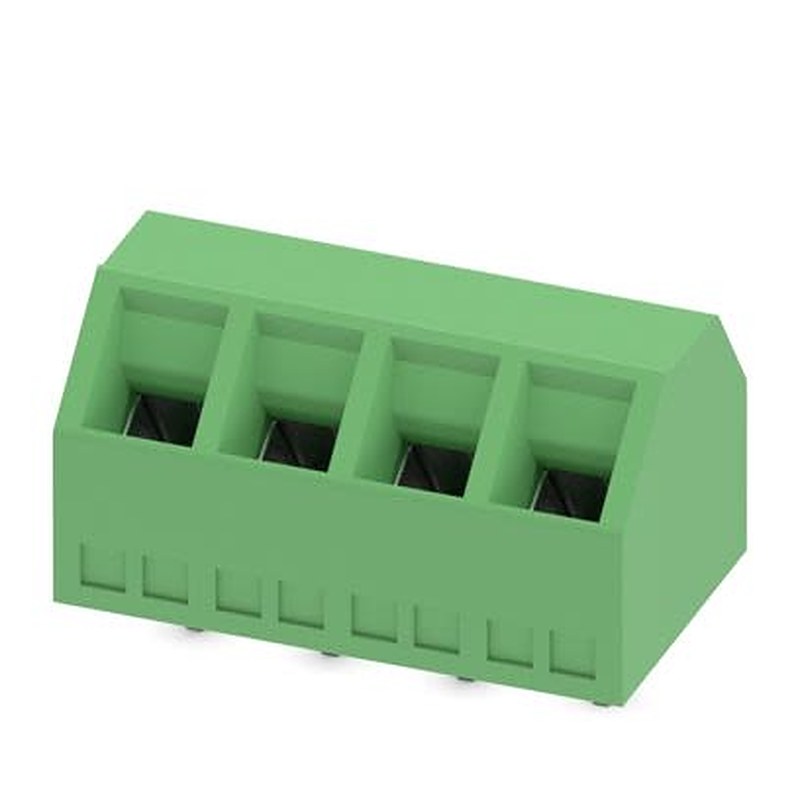Phoenix Contact SMKDSN 1/ 5 Series PCB Terminal Block, 4-Contact, 5 mm Pitch, Wave Soldering Mount, 1 Row