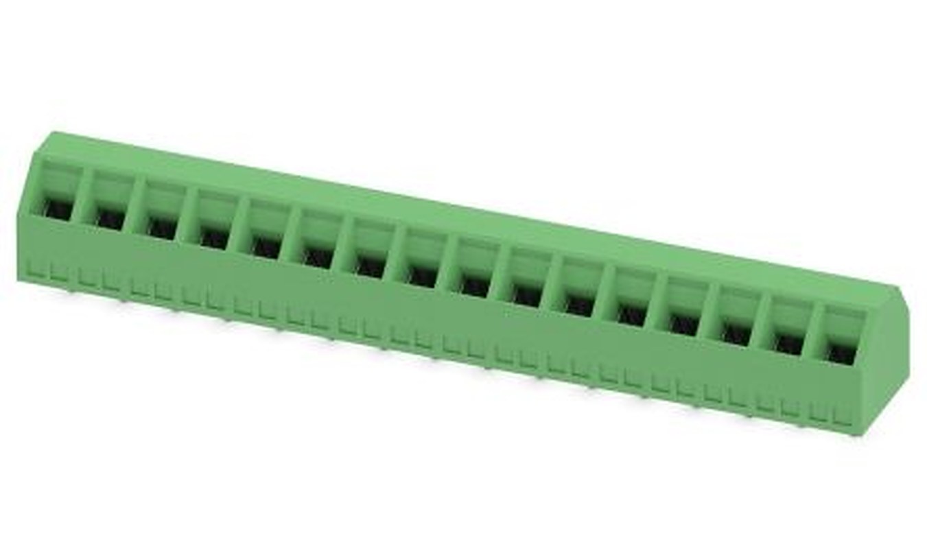 Phoenix Contact SMKDSN 1.5/16 Series PCB Terminal Block, 16-Contact, 5 mm Pitch, 1 Row, 1869208