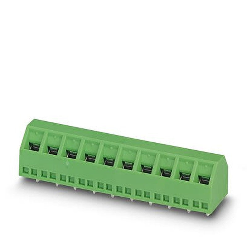 Phoenix Contact 5/4-5, 08, SMKDSN 1 Series PCB Terminal Block, 4-Contact, 5.08 mm Pitch, Wave Soldering Mount, 1 Row