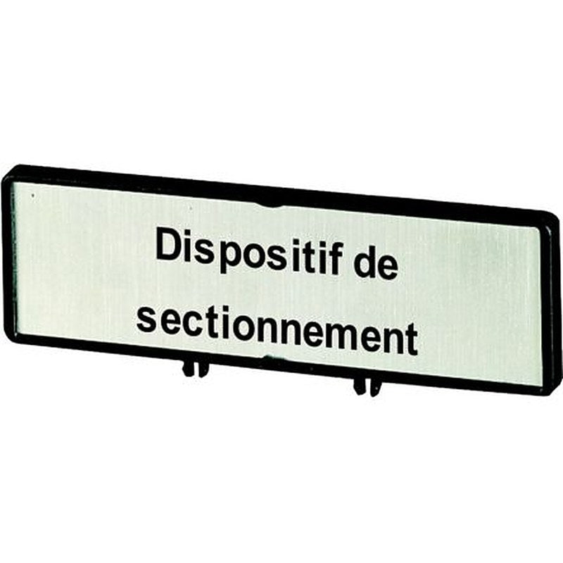 Eaton Label for Use with T5B, T5, P3, Pre-printed "Supply Disconnecting Device