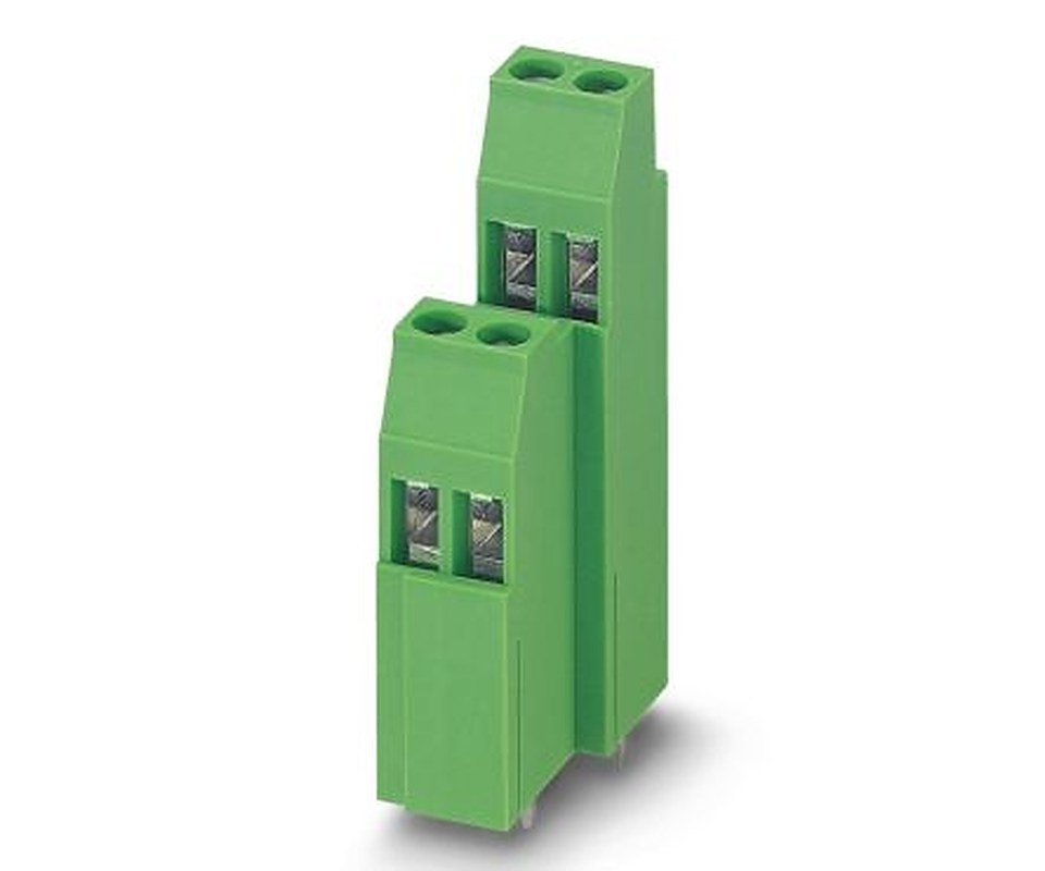 Phoenix Contact MK3DSMH 3/ 2-5.08-EX Series PCB Terminal Block, 2-Contact, 5.08 mm Pitch, 2 Row, 1870255