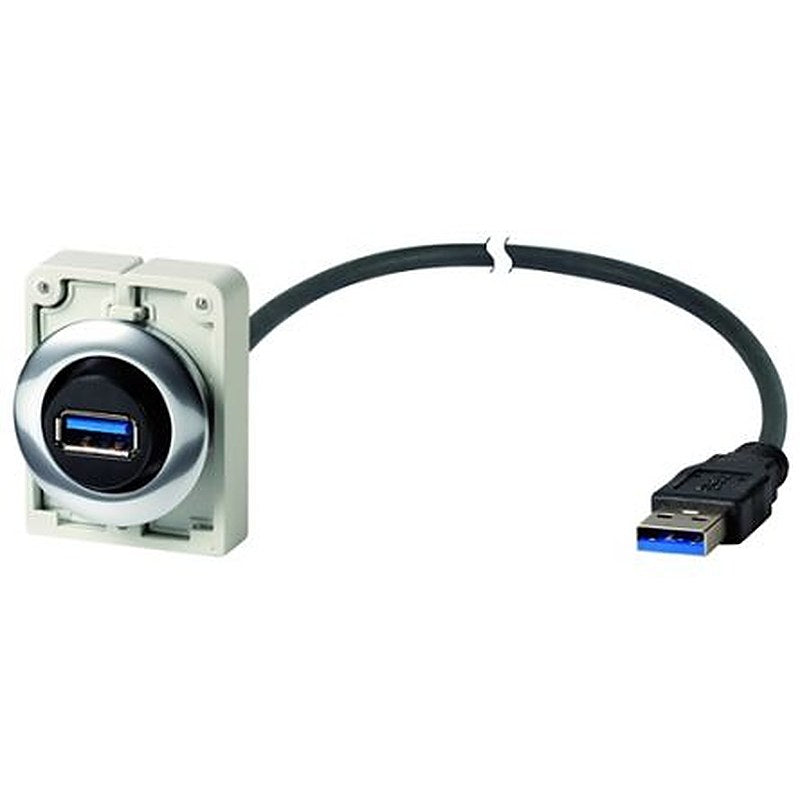 Eaton Interface Adapter, Male USB Type A to Female, USB 3.0 USB Type A, 70 mm