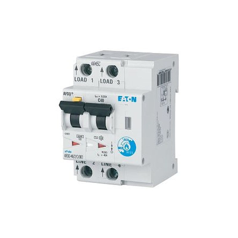 Eaton Electronic Circuit Breaker, 40A Current Rating, 2-Pole, 30 mA Trip Sensitivity, Type B, Eaton Moeller Range, Eaton