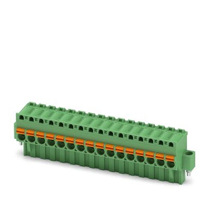 Phoenix Contact FKCVR Series PCB Connector, 16-Contact, 5.08 mm Pitch, Push-in, 1 Row Push-in Spring