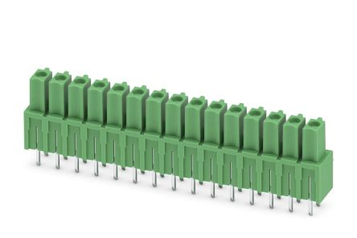 Phoenix Contact IMCV 1.5/15-G-3.81 Series Straight Pluggable Terminal Block, 15 Contact(s), 3.81 mm Pitch, 1 Row