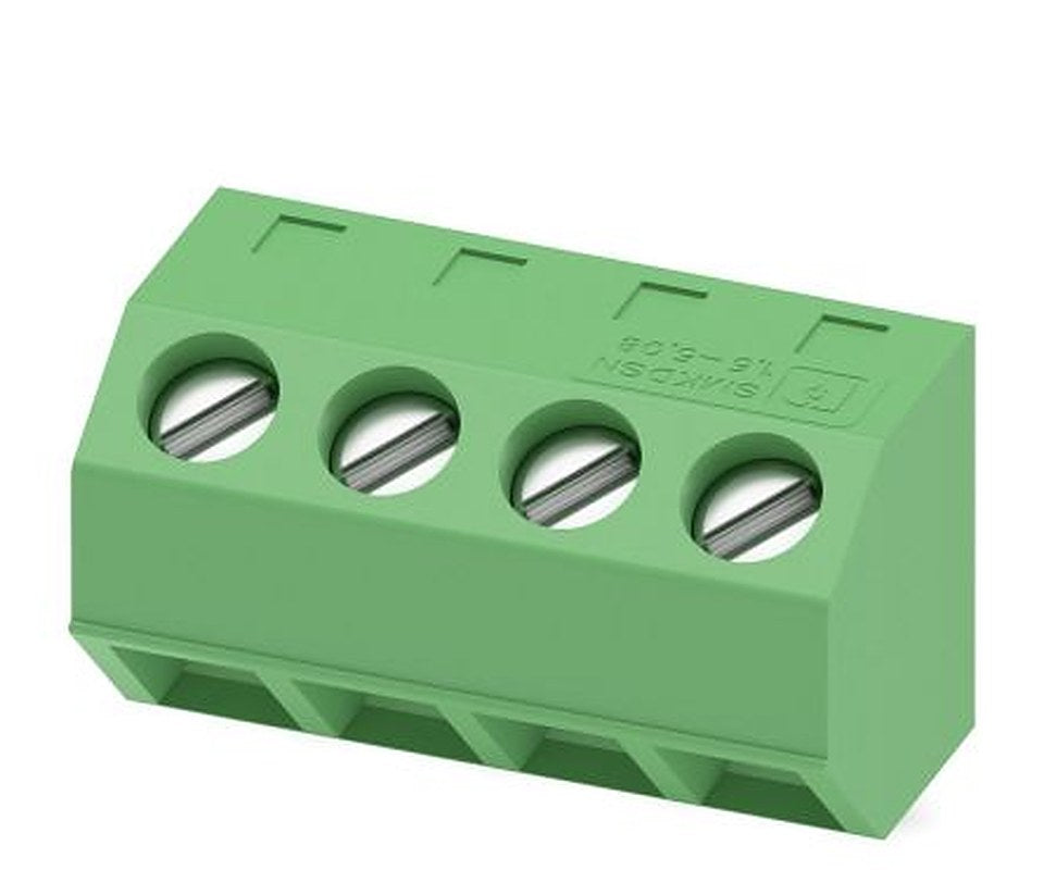 Phoenix Contact SMKDSNF 1.5/4-5.08 Series 325° PCB Terminal Block, 4 Contact(s), 5.08 mm Pitch, 1 Row