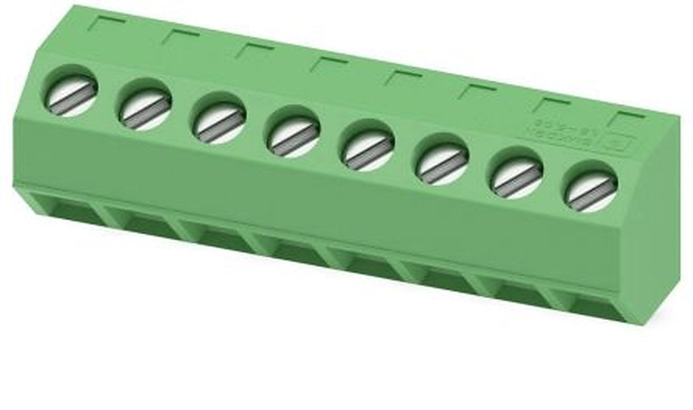 Phoenix Contact SMKDSNF 1.5/8-5.08 Series 325° PCB Terminal Block, 8 Contact(s), 5.08 mm Pitch, 1 Row
