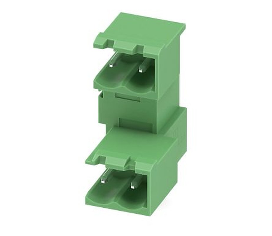 Phoenix Contact MDSTBA 2.5/ 2-GR Series Pluggable Terminal Block, 2-Contact, 5 mm Pitch, 2 Row, 1877711