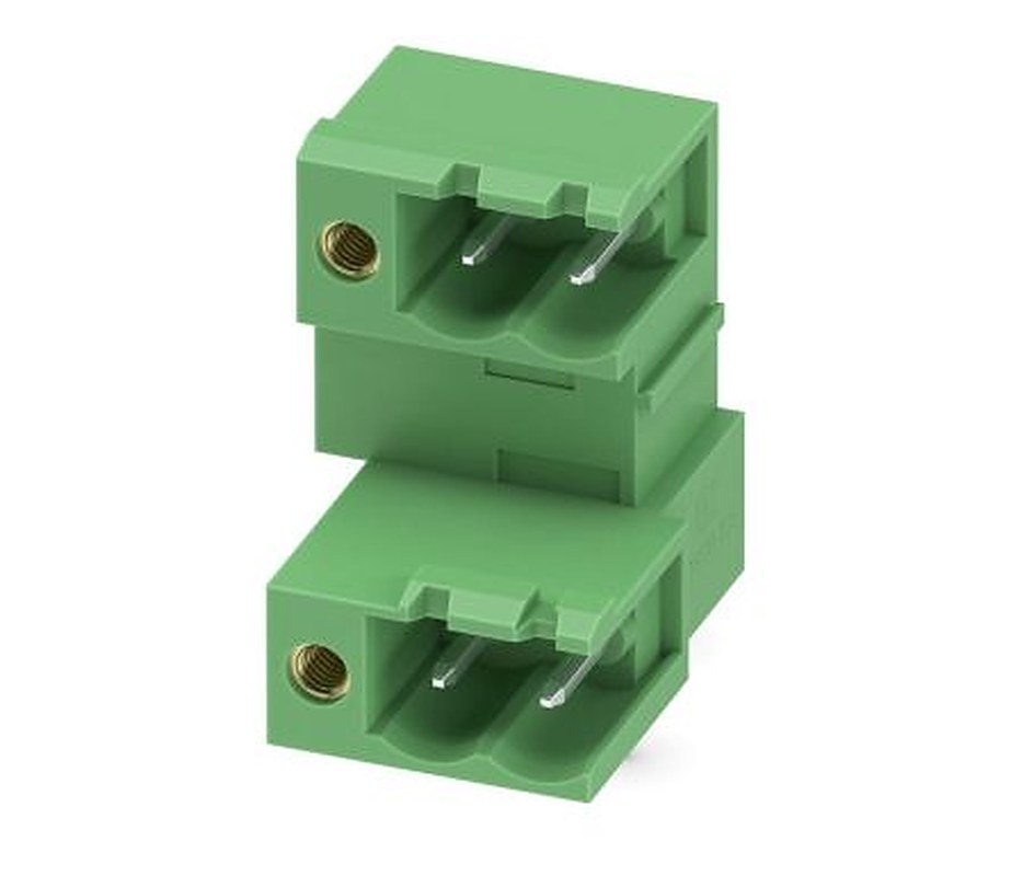 Phoenix Contact MDSTB 2.5/ 2-GFL Series Pluggable Terminal Block, 2-Contact, 5 mm Pitch, 2 Row, 1877740