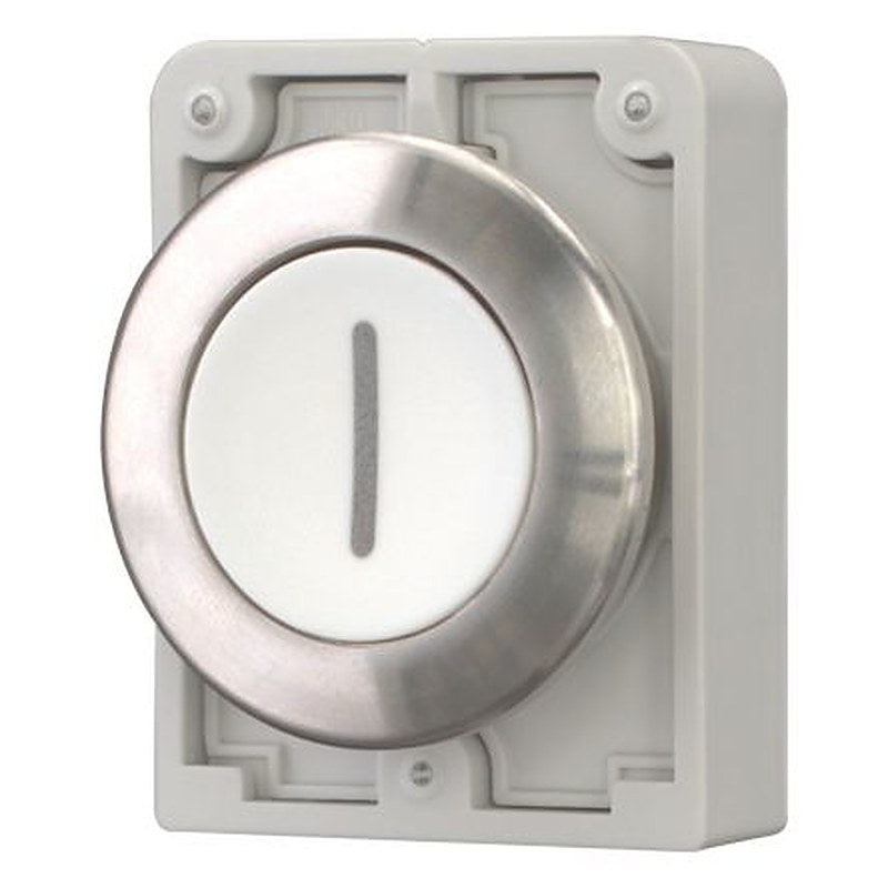 Eaton M22 Series Push Button Switch, Momentary, 30.5 mm Cutout, White LED, IP66, IP67, IP69