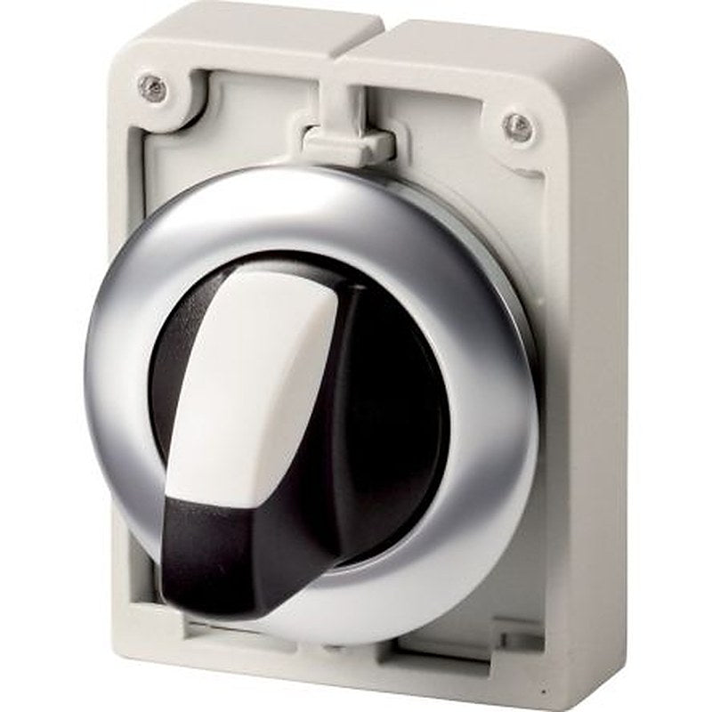 Eaton M30 Series 2 Position Selector Switch Head, 30 mm Cutout, Black Handle, IP66