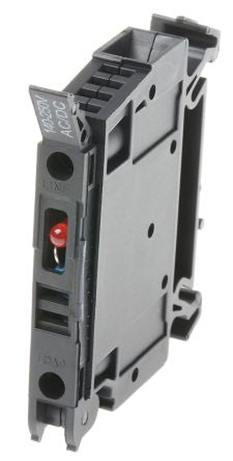 Weidmüller 1886550000 W Series Fused DIN Rail Terminal Black, 4mm², 1-Level Fused, Screw