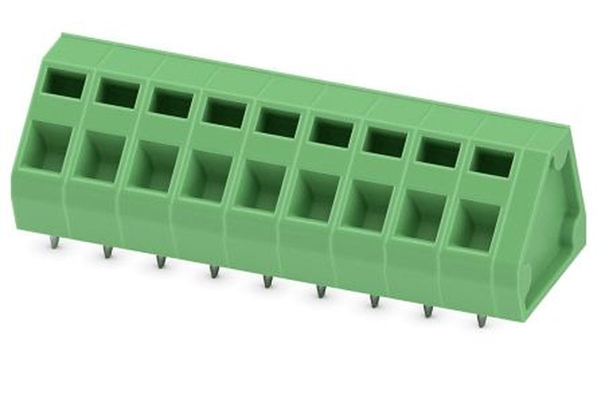 Phoenix Contact COMBICON Control Series 45° PCB Terminal Block, 9 Contact(s), 5.08 mm Pitch, 1 Row