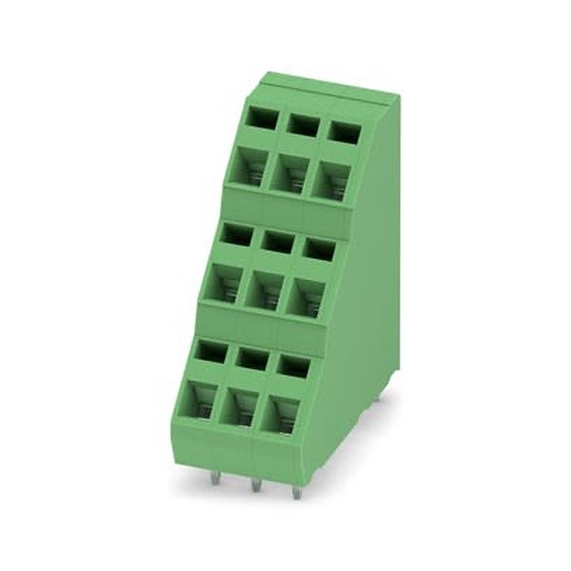 Phoenix Contact ZFK3DS(A) 1.5 Series PCB Terminal Block, 3-Contact, 5.08 mm Pitch, Wave Soldering Mount, 1 Row
