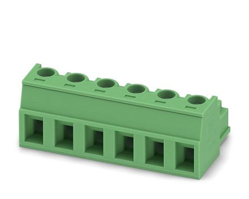 Phoenix Contact MC 1.5/6-ST1-5.08 Series Pluggable Terminal Block, 6-Contact, 5.08 mm Pitch, 1 Row, 1900811