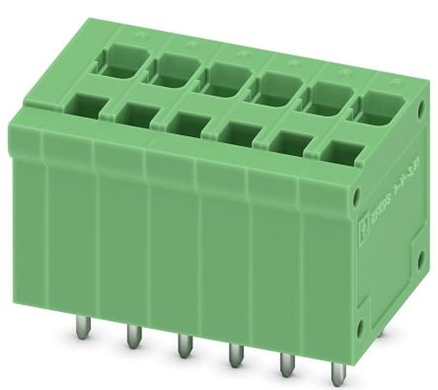 Phoenix Contact ZFKDSA 1-V-3.81- 6 Series PCB Terminal Block, 6 Contact(s), 3.81 mm Pitch, 1 Row