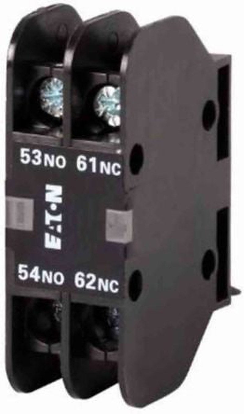Eaton Auxiliary Contact, 1 Contact, 2 NC, XHI, Front, 4 A, 660V, 190973 DILT-XHI02
