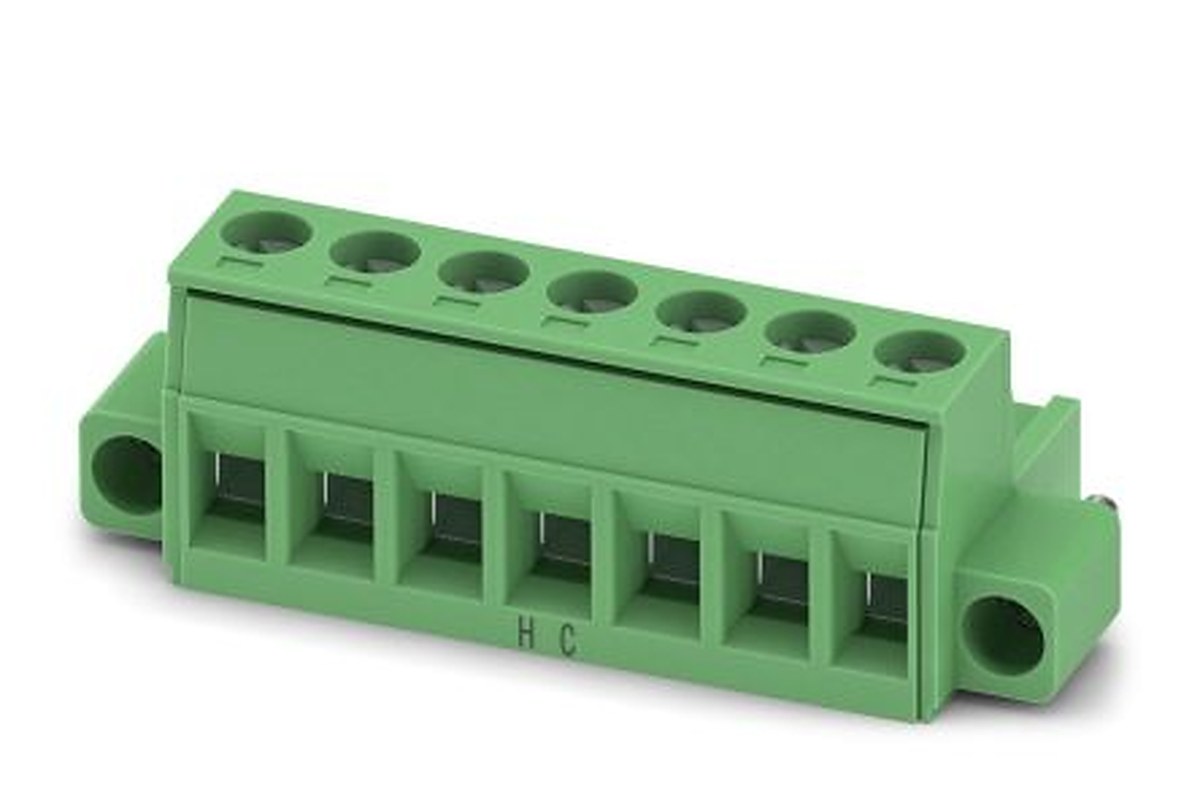 Phoenix Contact MSTB 2.5 HC/7-STF Series Pluggable Terminal Block, 7-Contact, 5 mm Pitch, 1 Row, 1912126