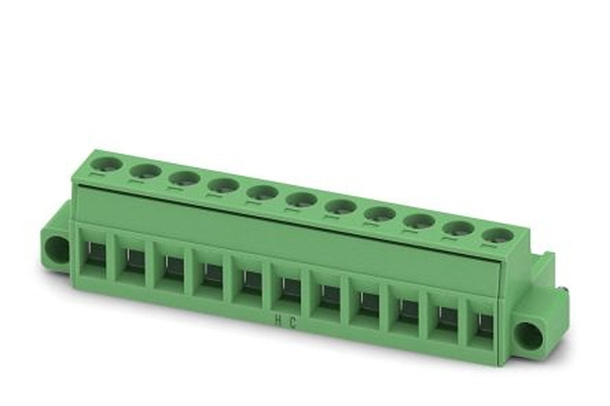Phoenix Contact MSTB 2.5 HC/11-STF-5.08 Series Pluggable Terminal Block, 11-Contact, 5.08 mm Pitch, 1 Row, 1912278