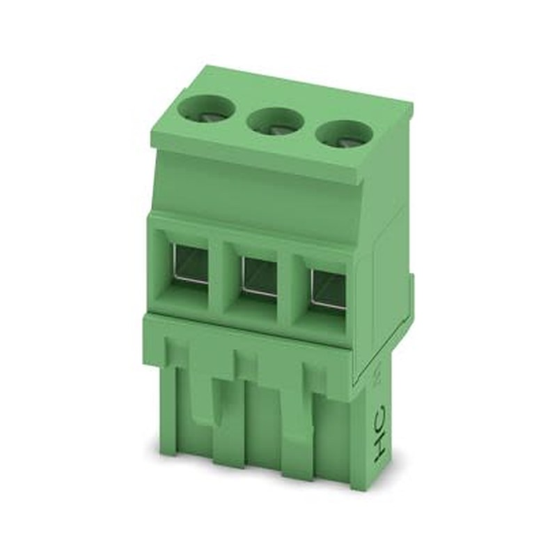 Phoenix Contact MVSTBR 2 Series PCB Connector, 3-Contact, 5 mm Pitch, Push-in, 1 Row Push-in Spring