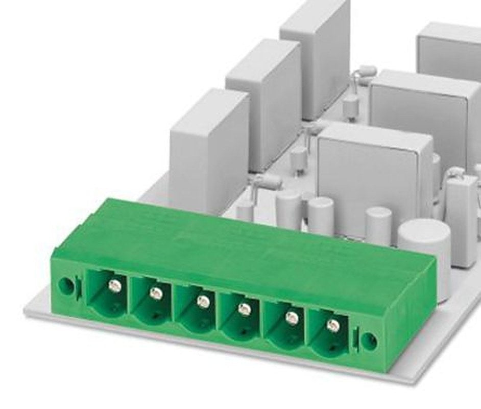 Phoenix Contact PC 6-16/ 8-GF-10.16 Series Pluggable Terminal Block, 8-Contact, 10.16 mm Pitch, 1 Row, 1913772