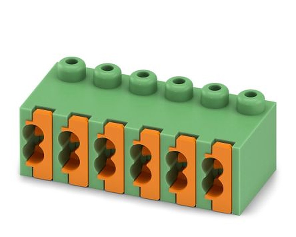 Phoenix Contact FK-MPT 0.5/6-ST-3.5 Series Pluggable Terminal Block, 6-Contact, 3.5 mm Pitch, 1 Row, 1913963