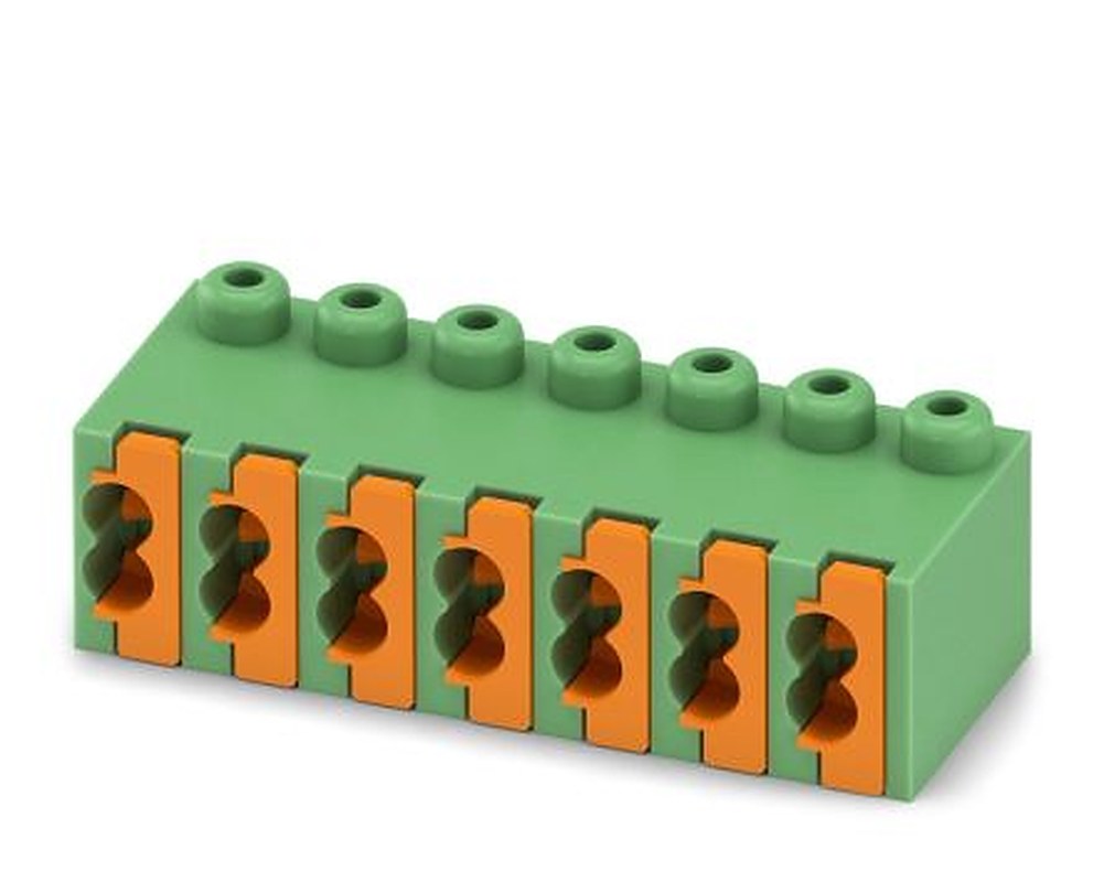 Phoenix Contact FK-MPT 0.5/7-ST-3.5 Series Pluggable Terminal Block, 7-Contact, 3.5 mm Pitch, 1 Row, 1913976