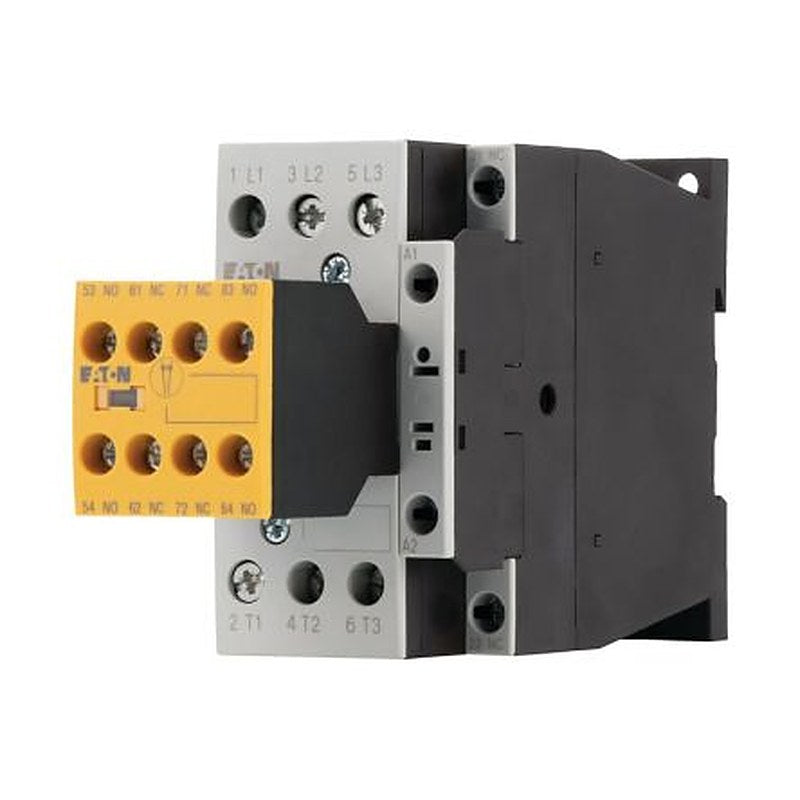 Eaton DILMS Contactor, 24V dc, 27 V dc Coil, 3-Pole, 25 A, 11 kW 24V dc, 2 NO, 400V ac