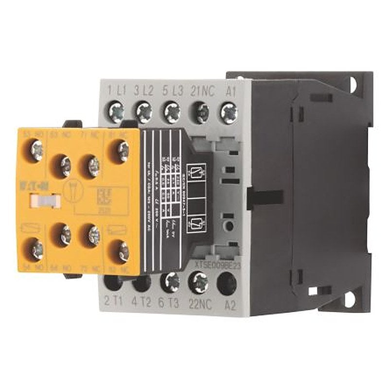 Eaton DILMS Contactor, 24V dc Coil, 3-Pole, 9 A, 4 kW 24V dc, 2 NO, 400V ac
