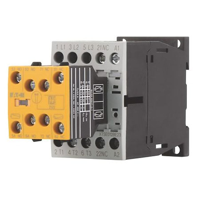 Eaton DILMS Contactor, 220V ac/dc, 230 V ac/dc Coil, 3-Pole, 12 A, 5.5 kW, 3 NO/2 NC, 24V