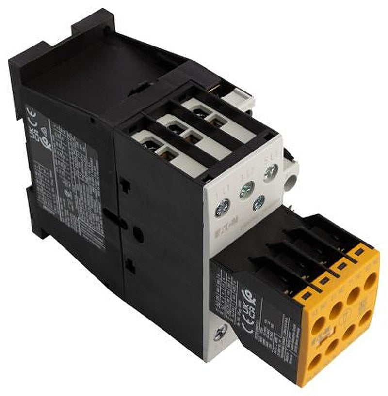 Eaton DILMS Contactor, 240V ac Coil, 3-Pole, 25 A, 11 kW 230V, 3 NO, 400V ac