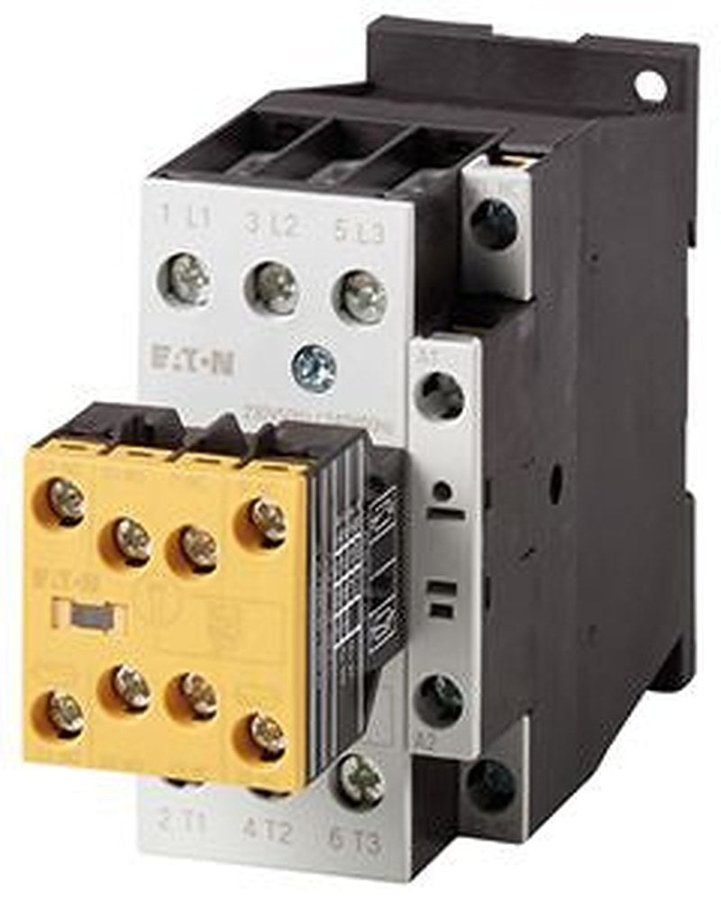 Eaton DILMS Contactor, 240V ac Coil, 3-Pole, 32 A, 15 kW 230V ac, 3 NO, 400V ac
