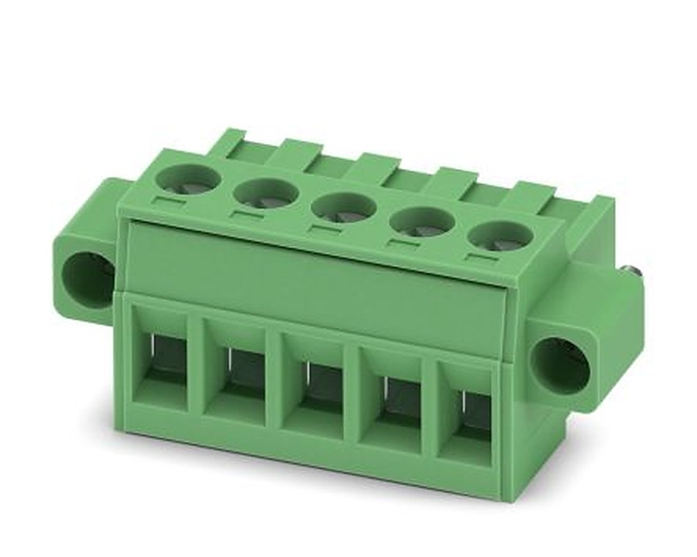 Phoenix Contact MSTBT 2.5/5-STF Series Pluggable Terminal Block, 5-Contact, 5 mm Pitch, 1 Row, 1919747