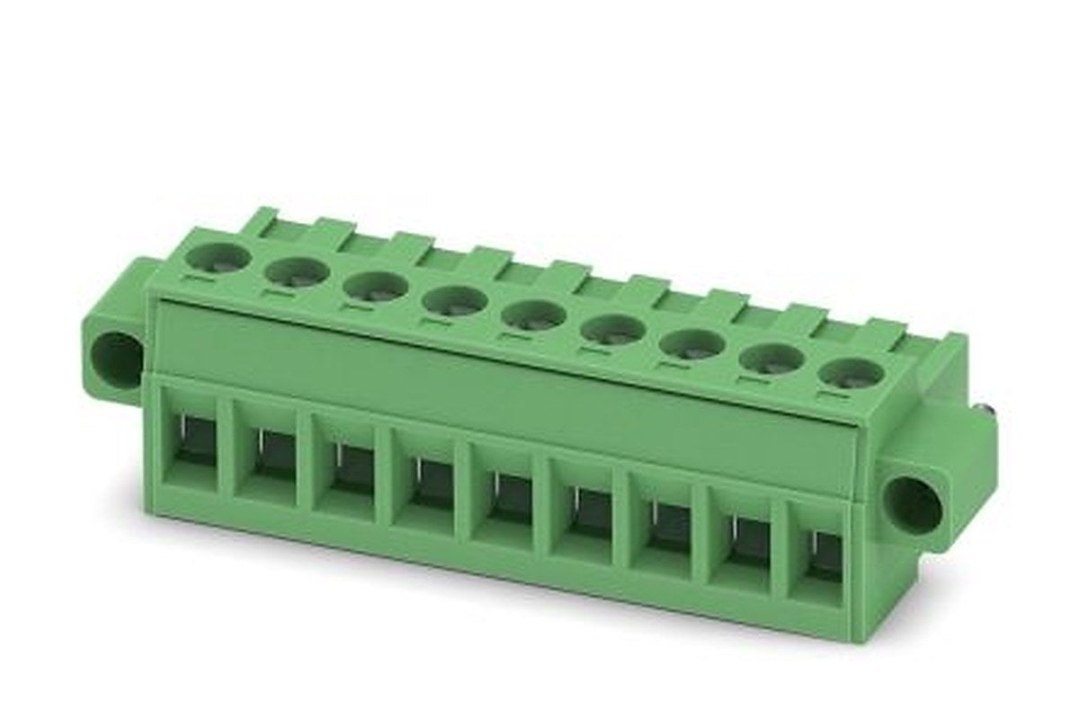 Phoenix Contact MSTBT 2.5/9-STF Series Pluggable Terminal Block, 9-Contact, 5 mm Pitch, 1 Row, 1919789