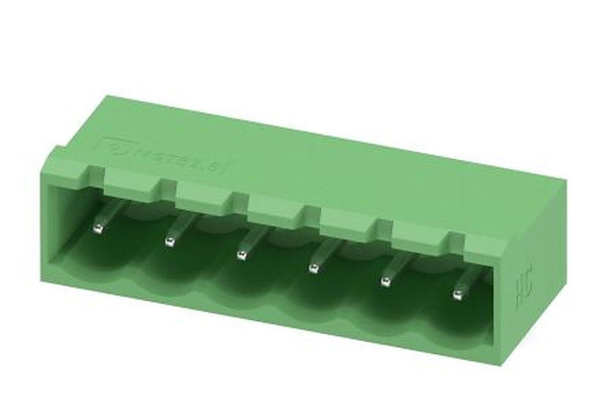 Phoenix Contact MSTBA 2.5 HC/ 6-G Series Pluggable Terminal Block, 6-Contact, 5 mm Pitch, 1 Row, 1923791