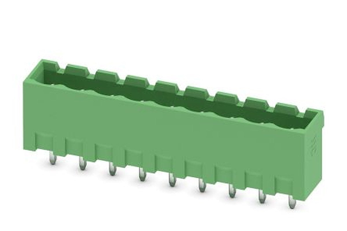 Phoenix Contact MSTBVA 2.5 HC/ 9-G Series Pluggable Terminal Block, 9-Contact, 5 mm Pitch, 1 Row, 1924266