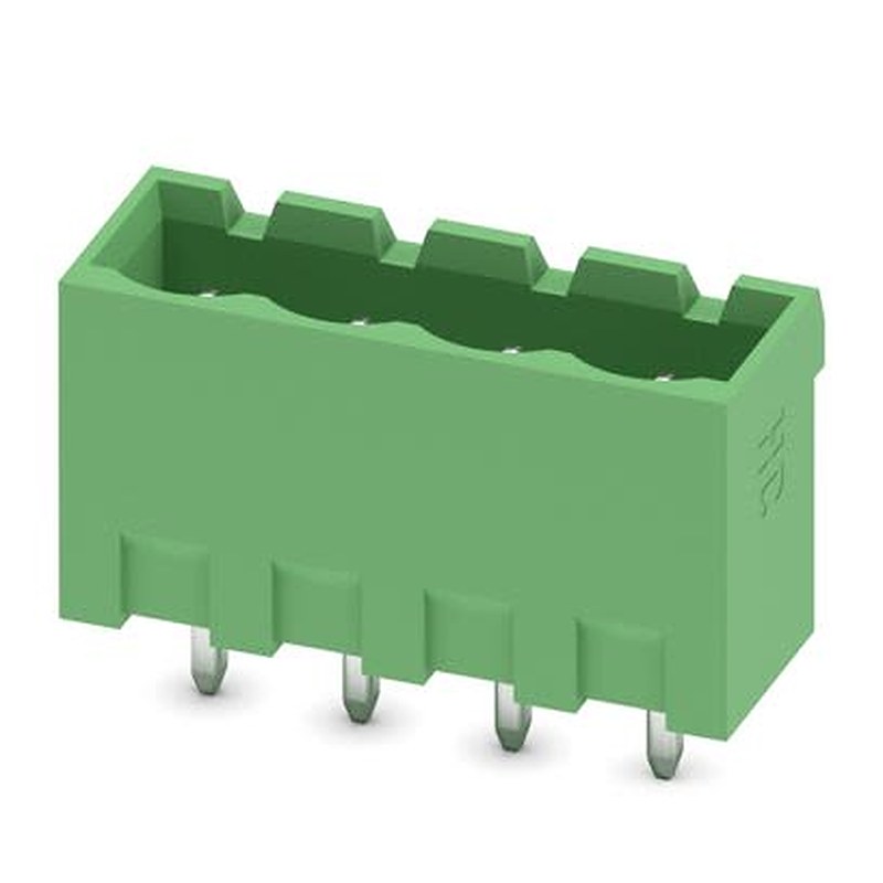 Phoenix Contact Straight Solder PCB Header, 4 Contact(s), 5.08 mm Pitch, 1 Row, Shrouded
