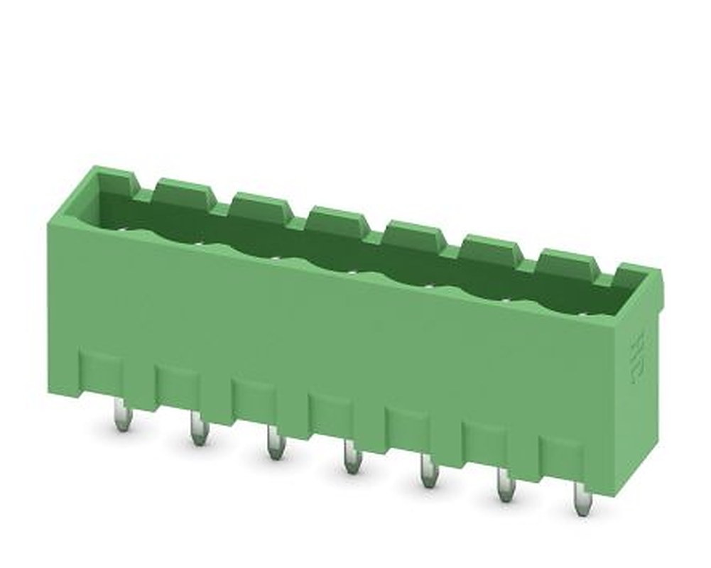Phoenix Contact MSTBVA 2.5 HC/ 7-G-5.08 Series Pluggable Terminal Block, 7-Contact, 5.08 mm Pitch, 1 Row, 1924350