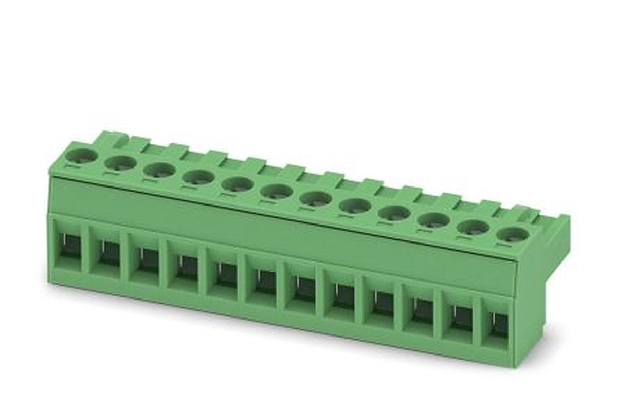 Phoenix Contact MSTBT 2.5 HC/12-ST Series Pluggable Terminal Block, 12-Contact, 5 mm Pitch, 1 Row, 1926332