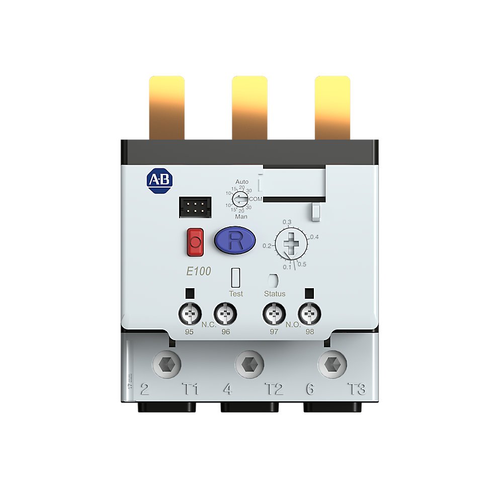 E100 Overload Relay, Trip Class 10, 15, 20, or 30, Advanced Overload Relay, 20...100A, IEC 100-E E80...E96