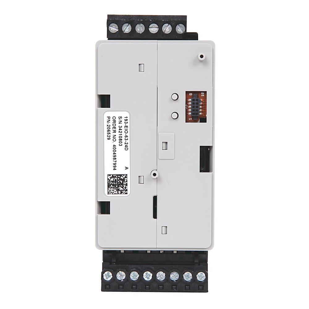 E300 Overload Relays (193/592 IEC/NEMA), 4 IN / 2 Out with PTC and External Ground Fault Sensing Control Module, 24V DC