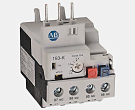 193-K Mini Bimetallic Overload Relay, 1.40...2.00