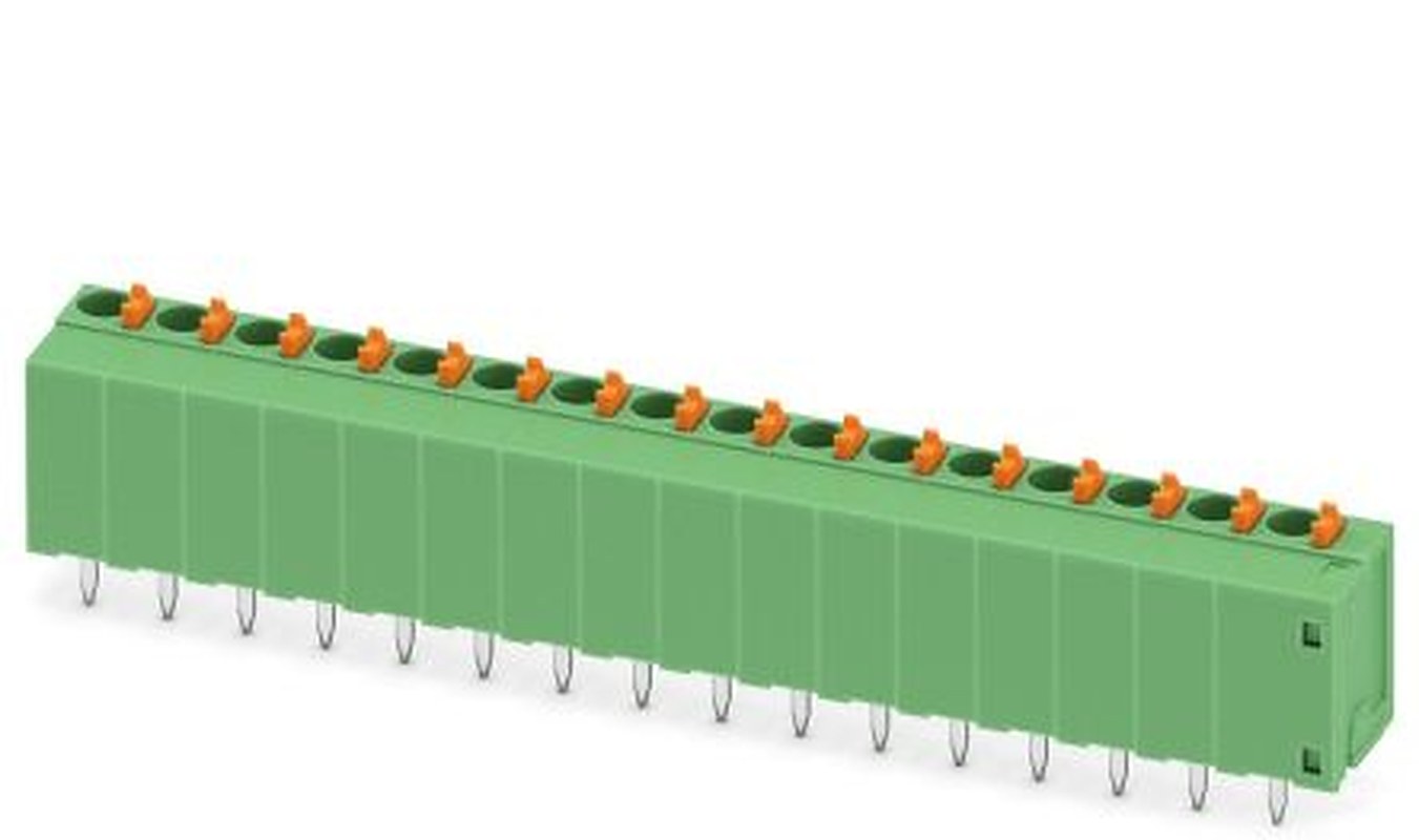 Phoenix Contact FFKDSA1/V2-5.08-16 Series Horizontal PCB Terminal Block, 16 Contact(s), 5.08 mm Pitch, 1 Row