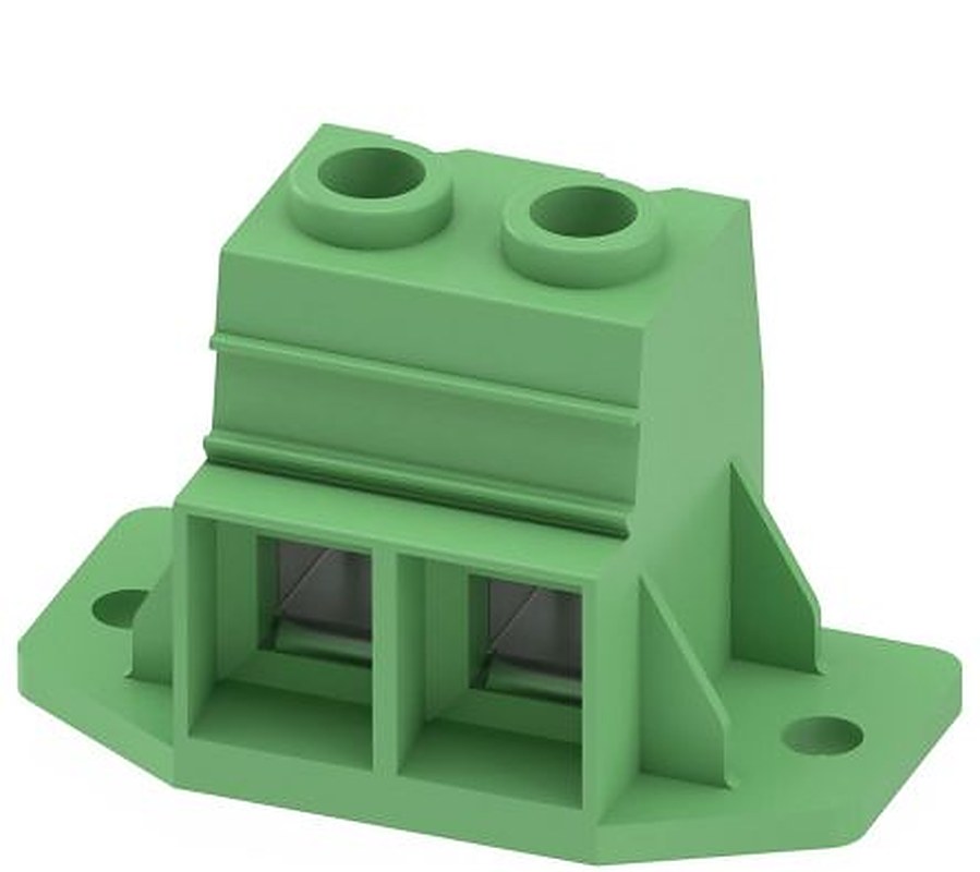 Phoenix Contact MKDSP 25/2-15.00-F Series Horizontal PCB Terminal Block, 2 Contact(s), 15 mm Pitch, 1 Row