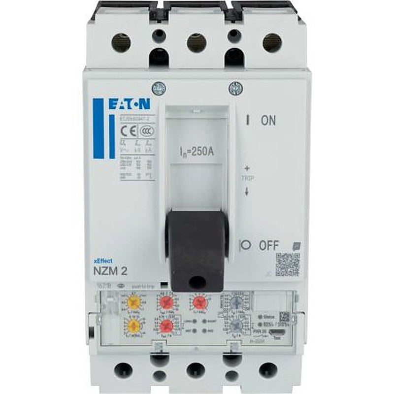 Eaton, NZM, NZM Molded Case Circuit Breaker 3-Pole 250A, Breaking Capacity 5 kA, Fixed