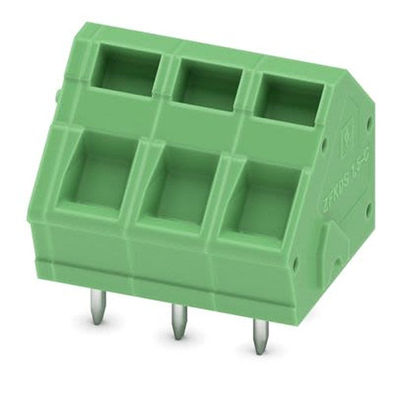 Phoenix Contact ZFKDS(A) 1.5C Series PCB Terminal Block, 3-Contact, 5 mm Pitch, 1 Row, 1933969