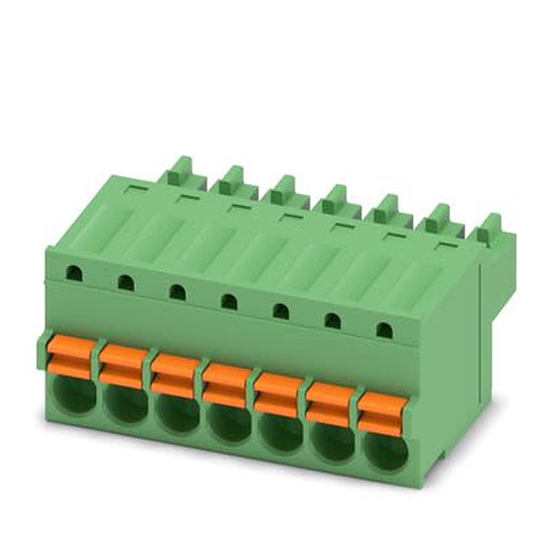 Phoenix Contact FK-MCP 1 Series PCB Connector, 7-Contact, 3.5 mm Pitch, 1 Row Push-in Spring
