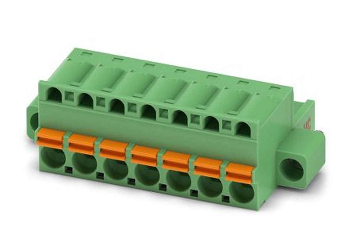 Phoenix Contact FKC 2.5 HC/7-STF Series Pluggable Terminal Block, 7-Contact, 5 mm Pitch, 1 Row, 1942316